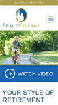 Mobile Screenshot of peacevillage.org