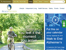 Tablet Screenshot of peacevillage.org